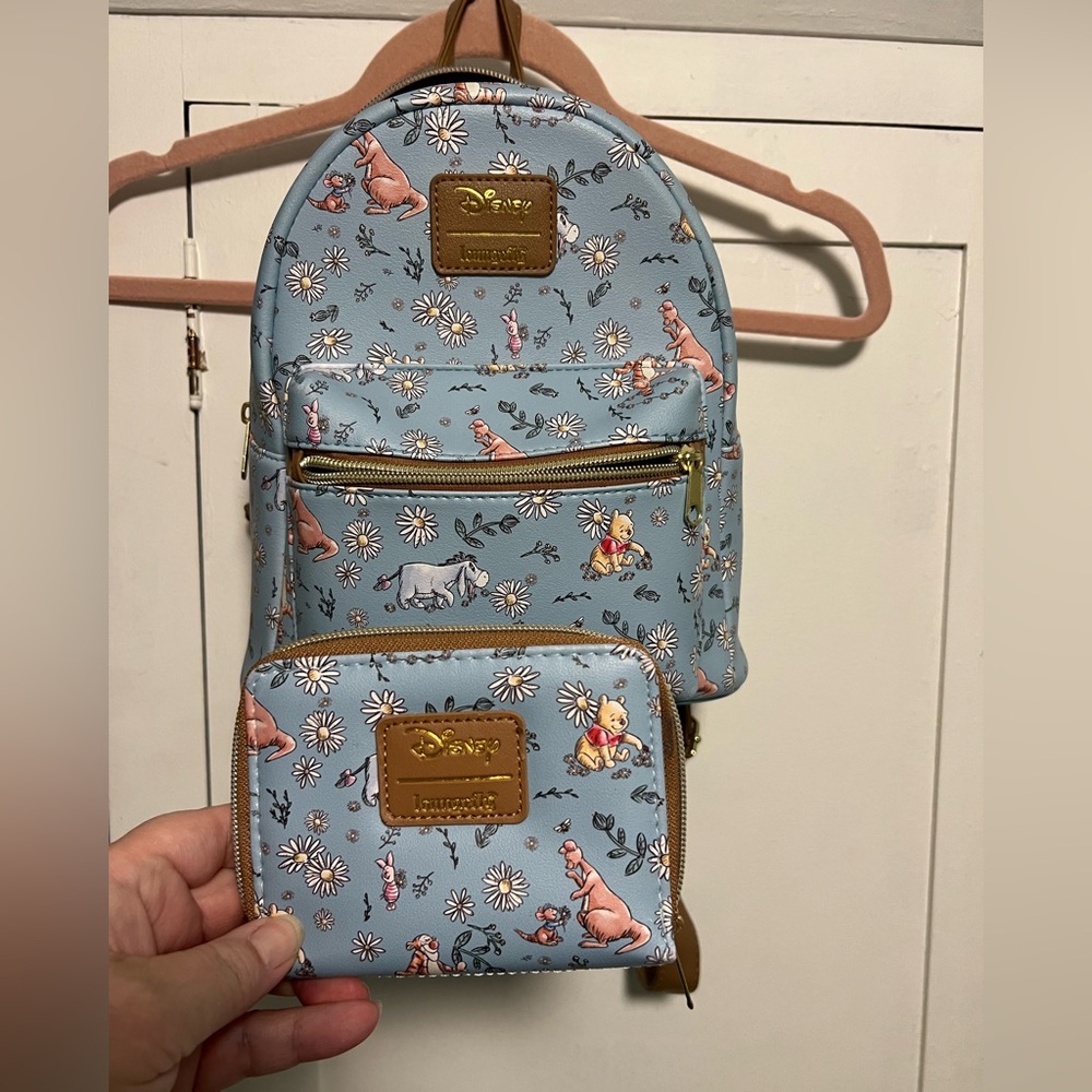 LOUNGEFLY DISNEY DOGS BACKPACK AND WALLET